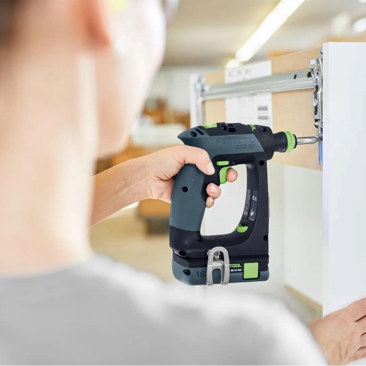 Festool CXS 18 C 3,0-Plus 18V Brushless Drill Driver with 2 x 3.0Ah Battery, Charger & Case - 576885