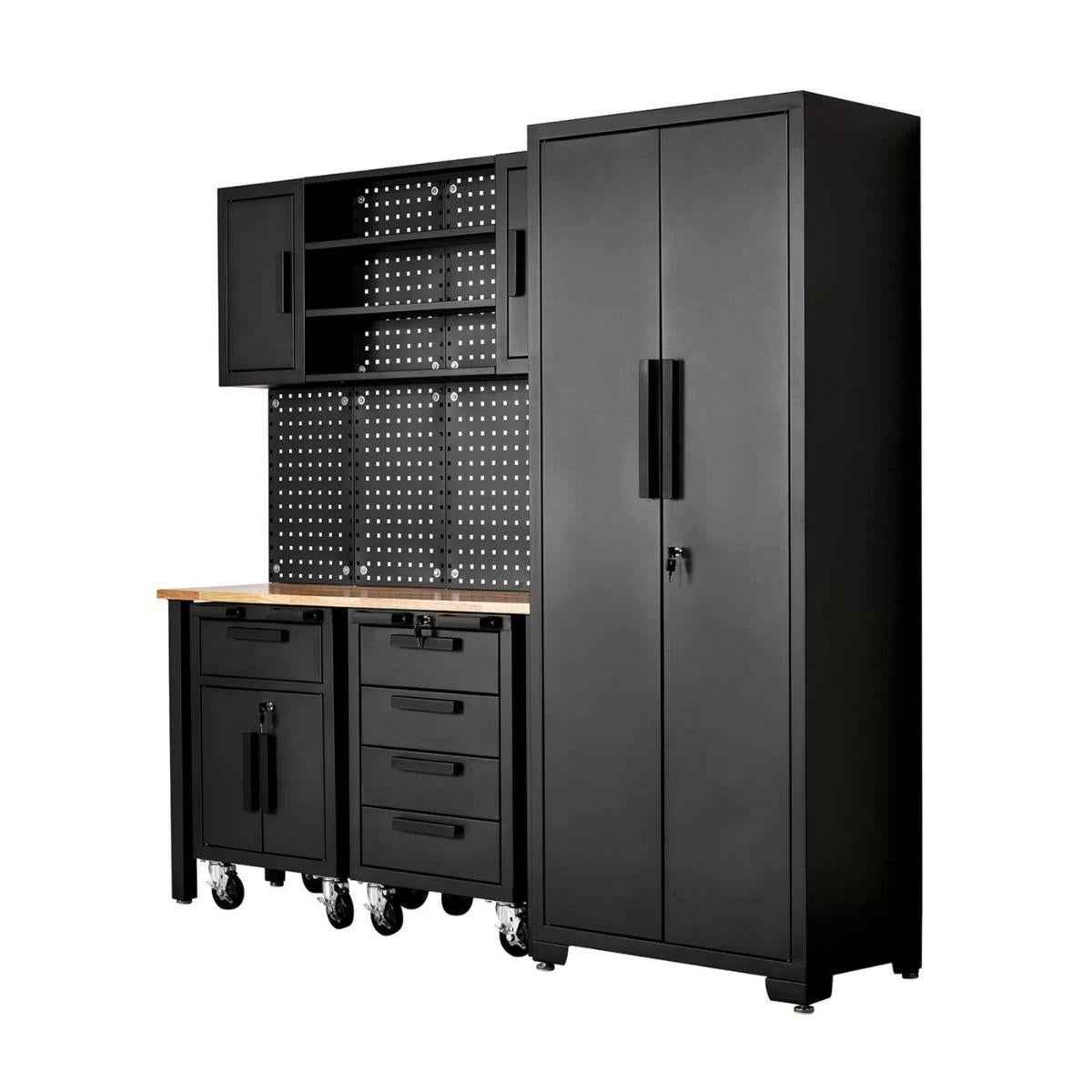 Draper Tools MS100 Single Garage Workstation With Roller Cabinets 13269