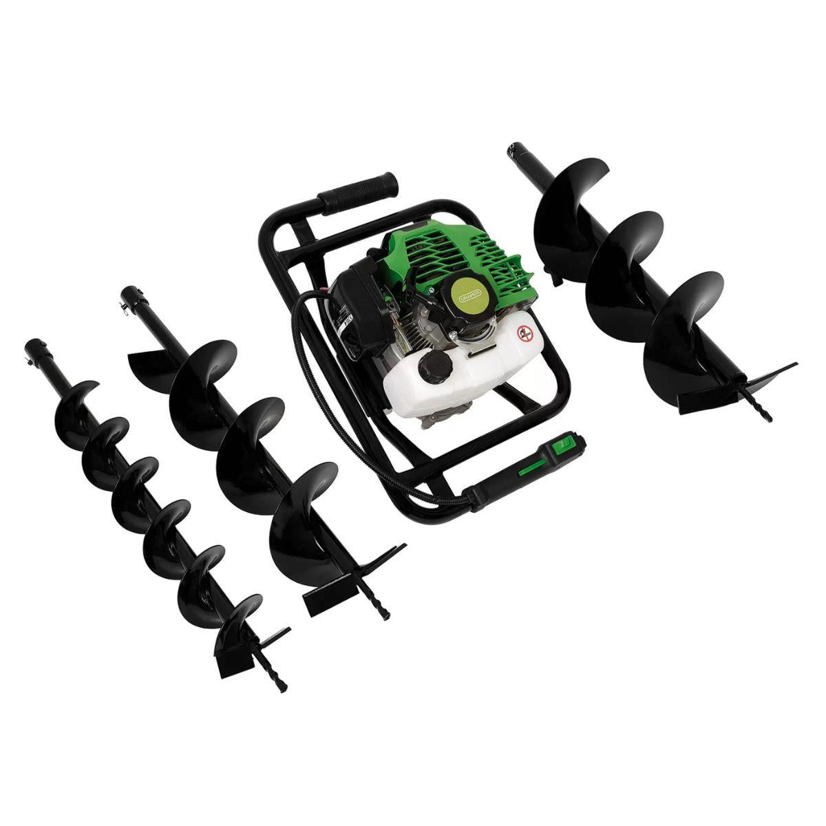 Draper 18DTP11 Petrol Earth Auger 51.7cc With 100mm, 150mm & 200mm Auger Bits 30278