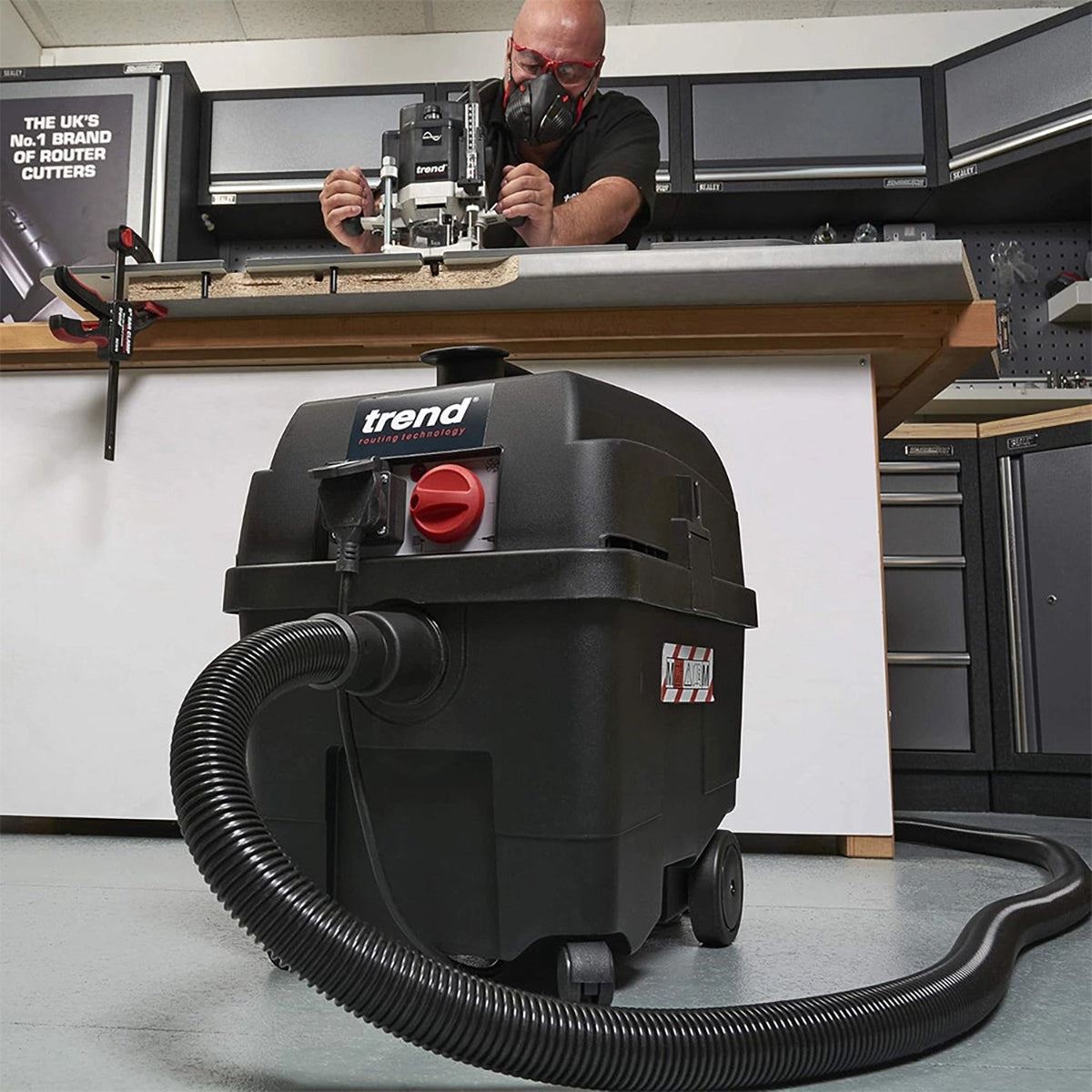 Trend T35A M-Class Wet & Dry Vacuum Dust Extractor 240V/1400W