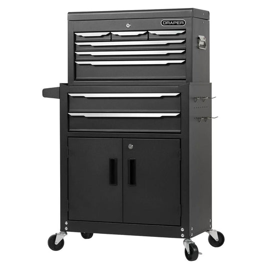 Draper D100-24COMBO8 Combined Roller Cabinet and Tool Chest, 8 Drawer 24 Inch 30681