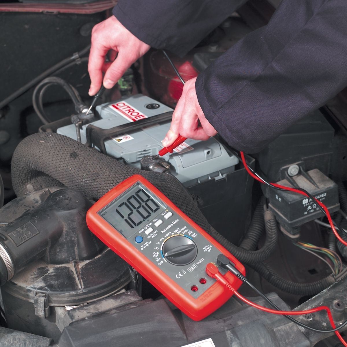 Sealey TA202 Digital Automotive Analyser 14-Function with Inductive Coupler