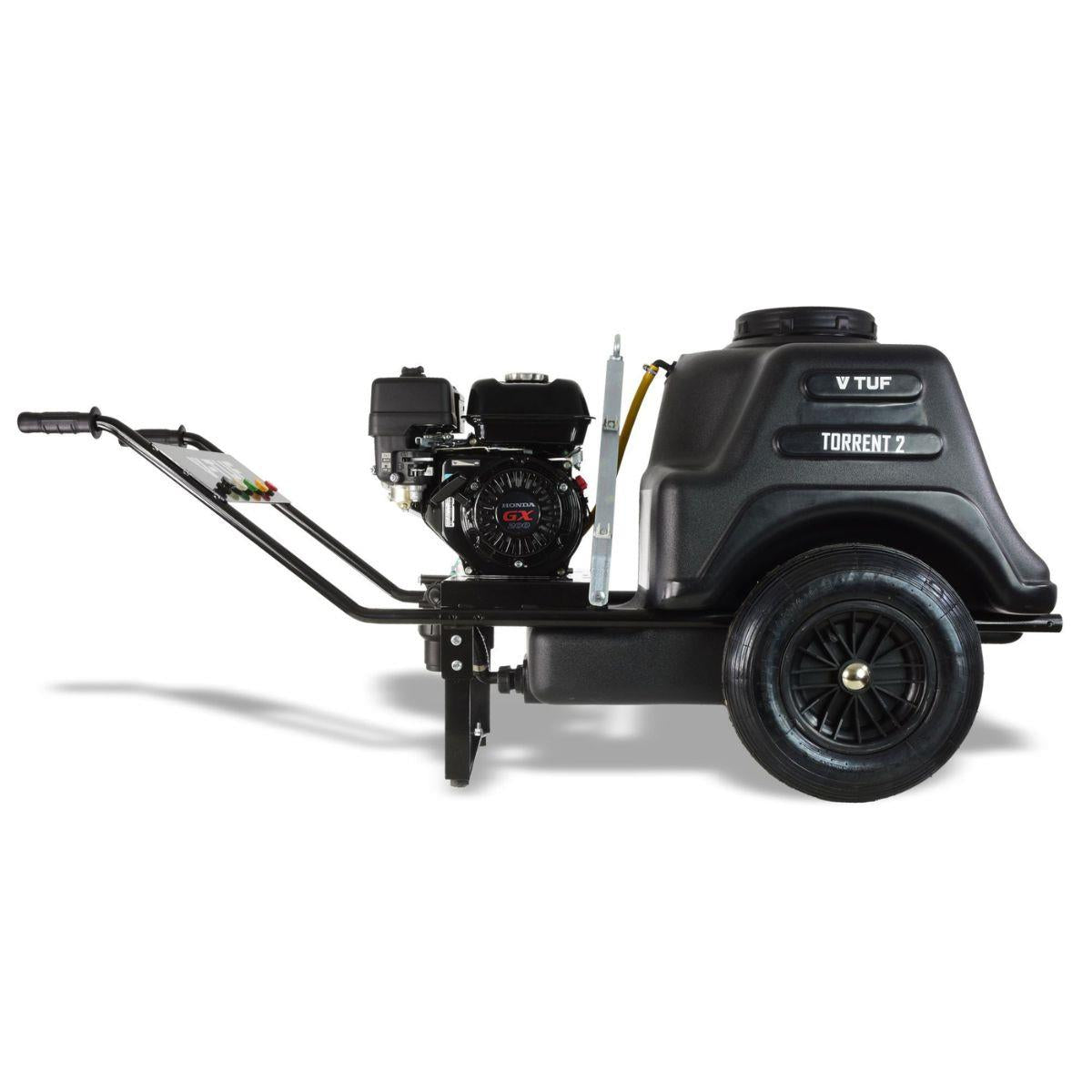 V-TUF TORRENT 2H Petrol Pressure Washer 150L Bowser Honda GX200 160Bar 13L/MIN