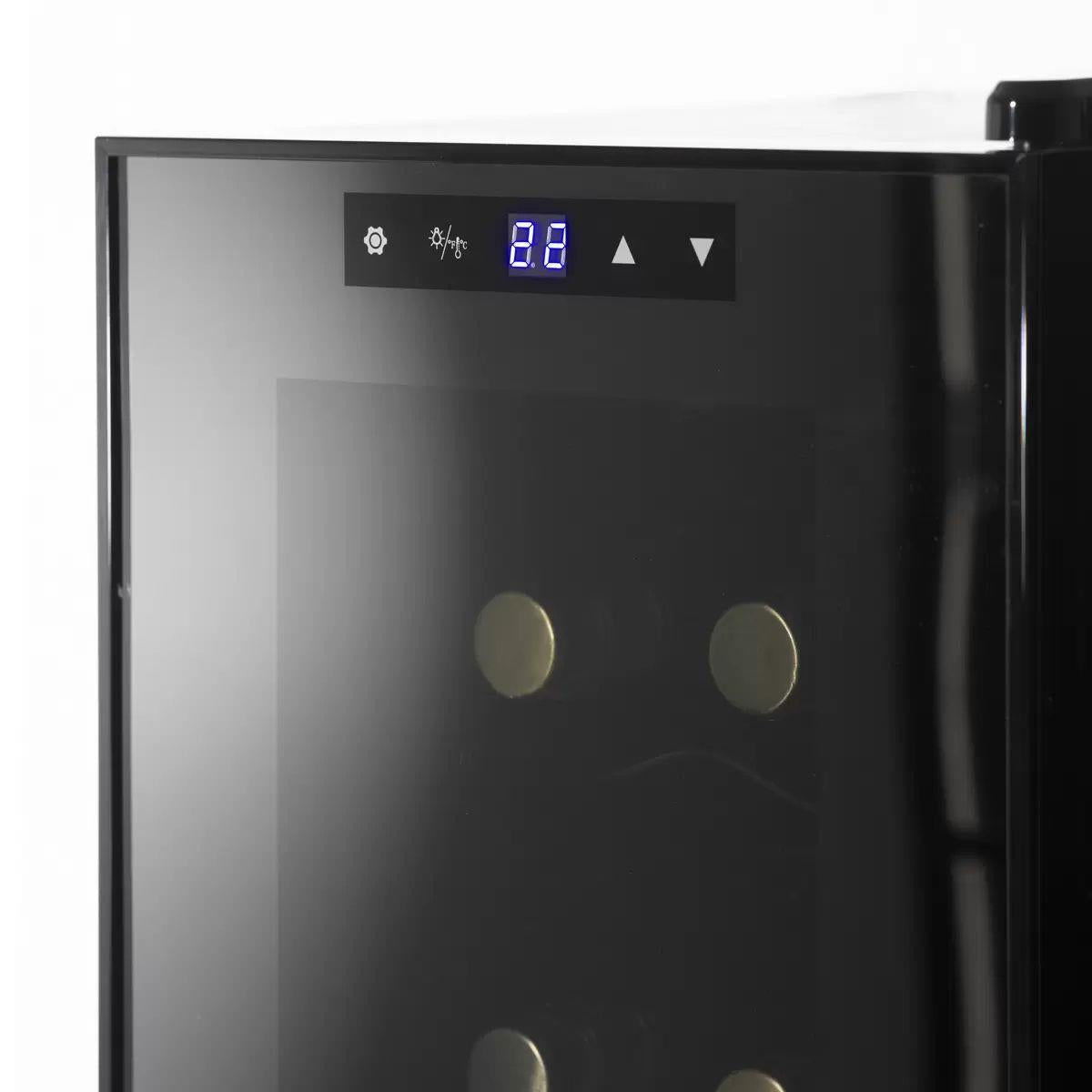 Sealey DH73 Baridi 12 Bottle Fridge & Cooler Black