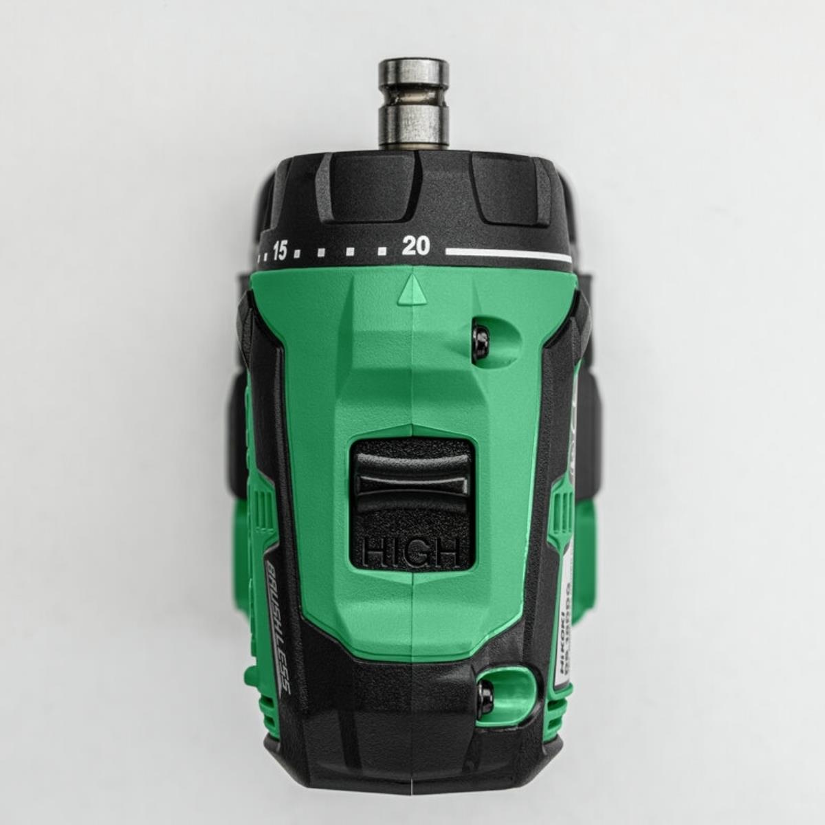 HiKOKI DS18DDQJRZ 18V Brushless Drill Driver with 2 x 2.0Ah Batteries, Charger, 4 x Tool Attachments & Case