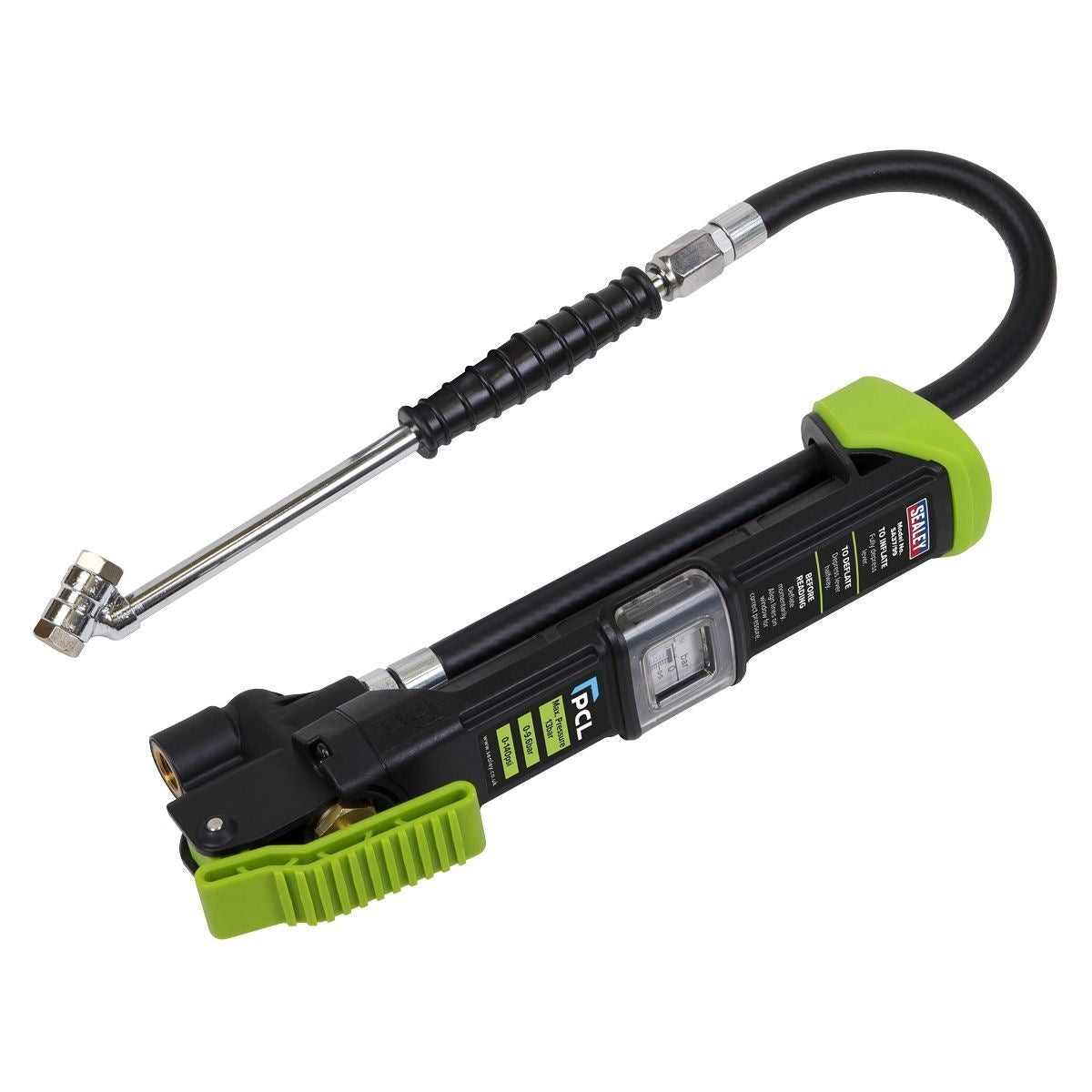 Sealey SA37/99 PCL Airlite Eco Tyre Inflator with Twin Push-On Connector