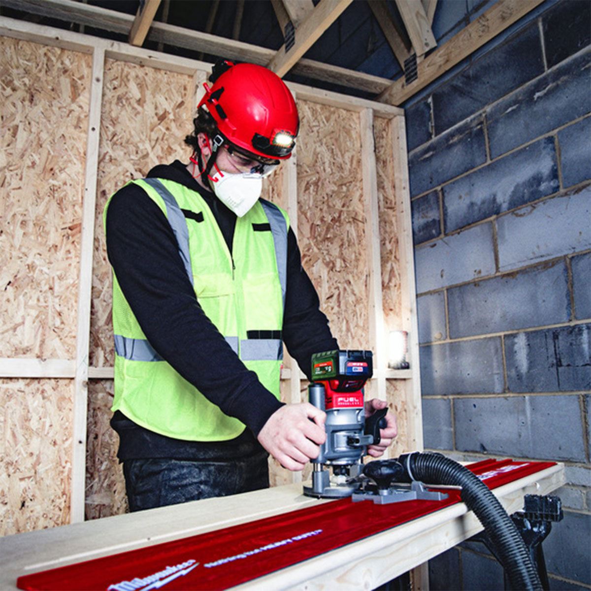 Milwaukee Router Guide Rail Adaptor RBA-2 4932493306