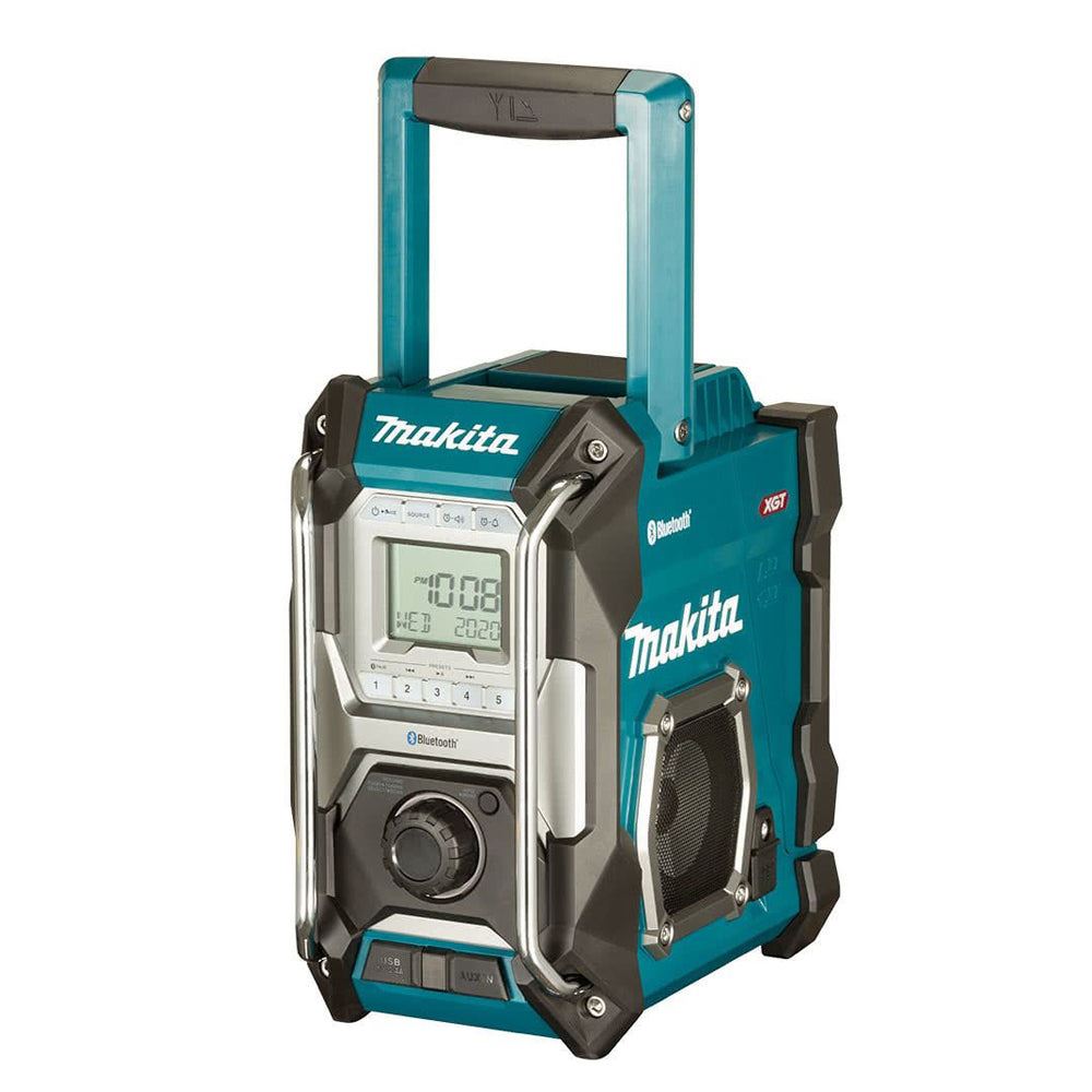 Makita MR002GZ 40V Blue Job Site Bluetooth Radio With 1 x 2.5Ah Battery & Charger