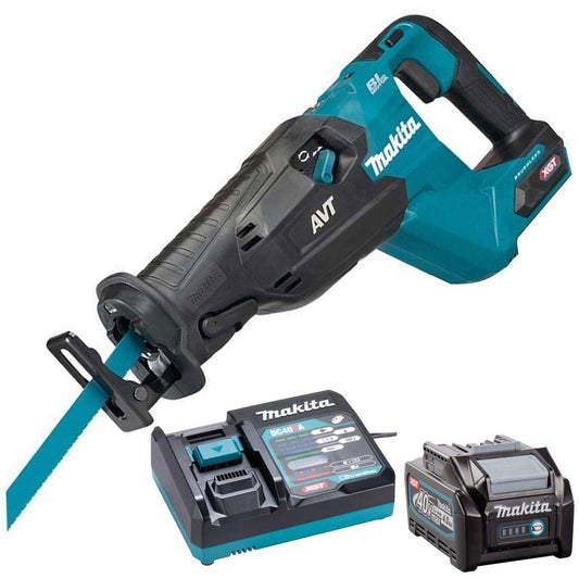 Makita JR002GZ 40V XGT Brushless Reciprocating Saw with 1 x 4.0Ah Battery & Charger