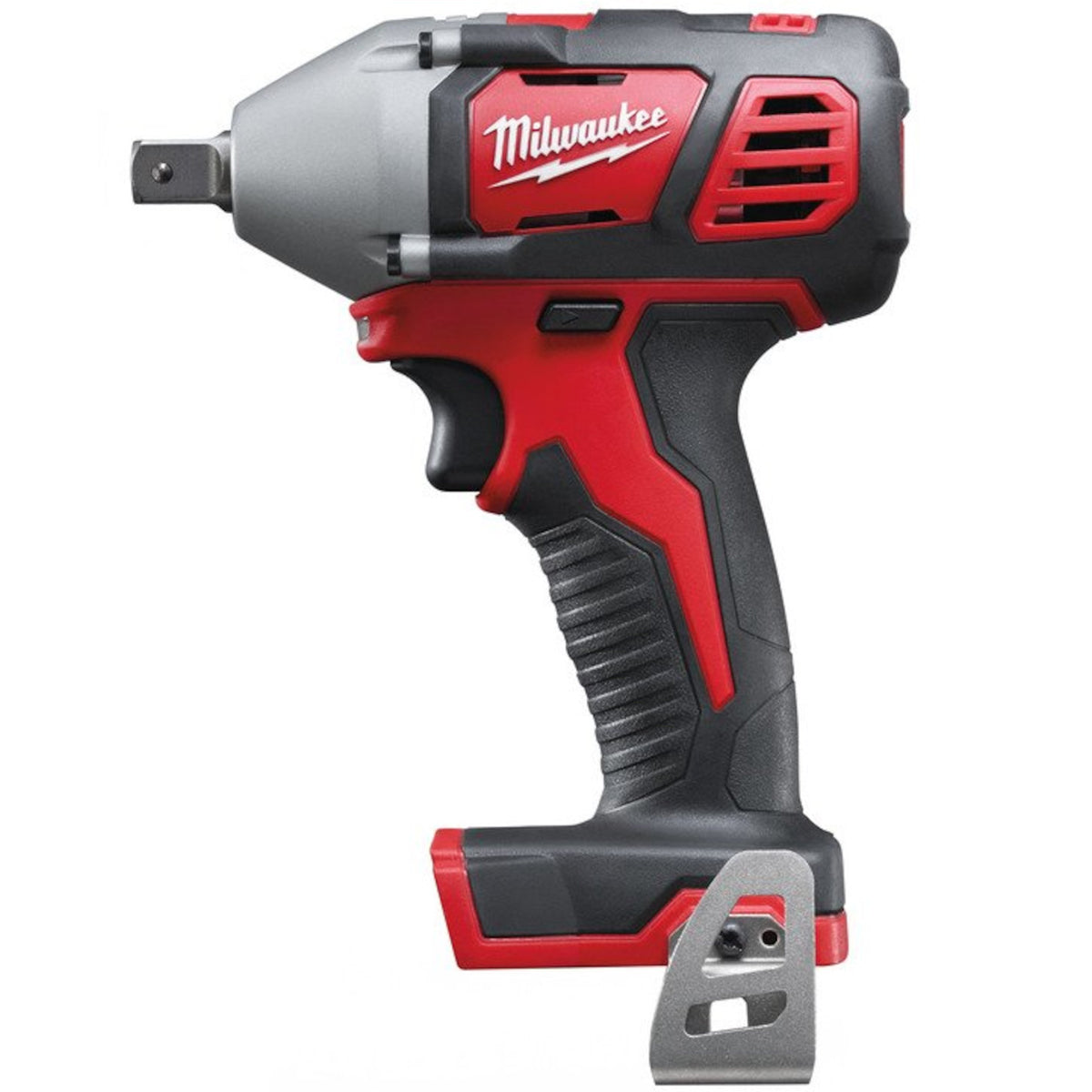 Milwaukee M18BIW12-0 18V 1/2in Impact Wrench with 1 x 5.0Ah Battery Charger & Empty Case