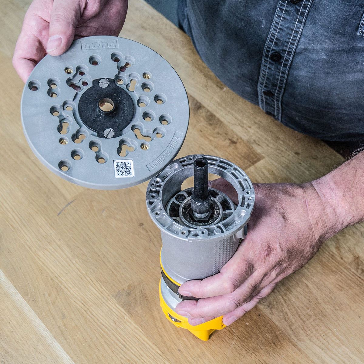 Trend UNIBASE/TRIM 150mm Universal Trim Router Sub-Base