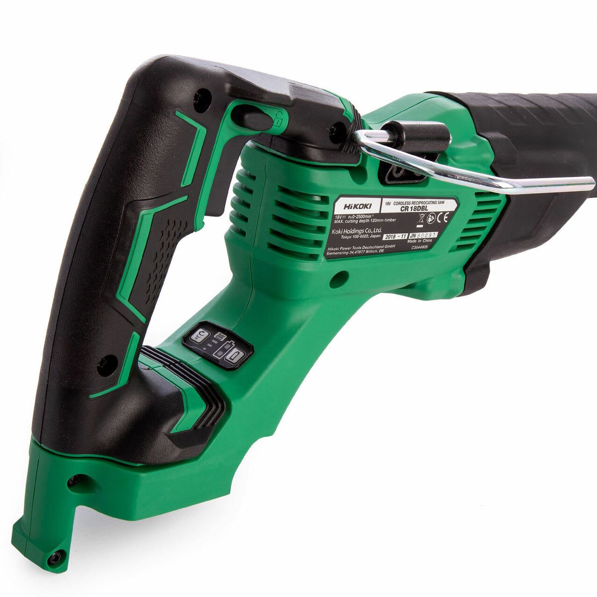 Hikoki CR18DBLJ4Z 18V Brushless Reciprocating Saw with 1 x 2.5Ah/5.0Ah Battery Charger & Bag