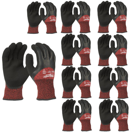 Milwaukee 4932471350 Winter Cut C Gloves Size 11/XXL Pack of 10