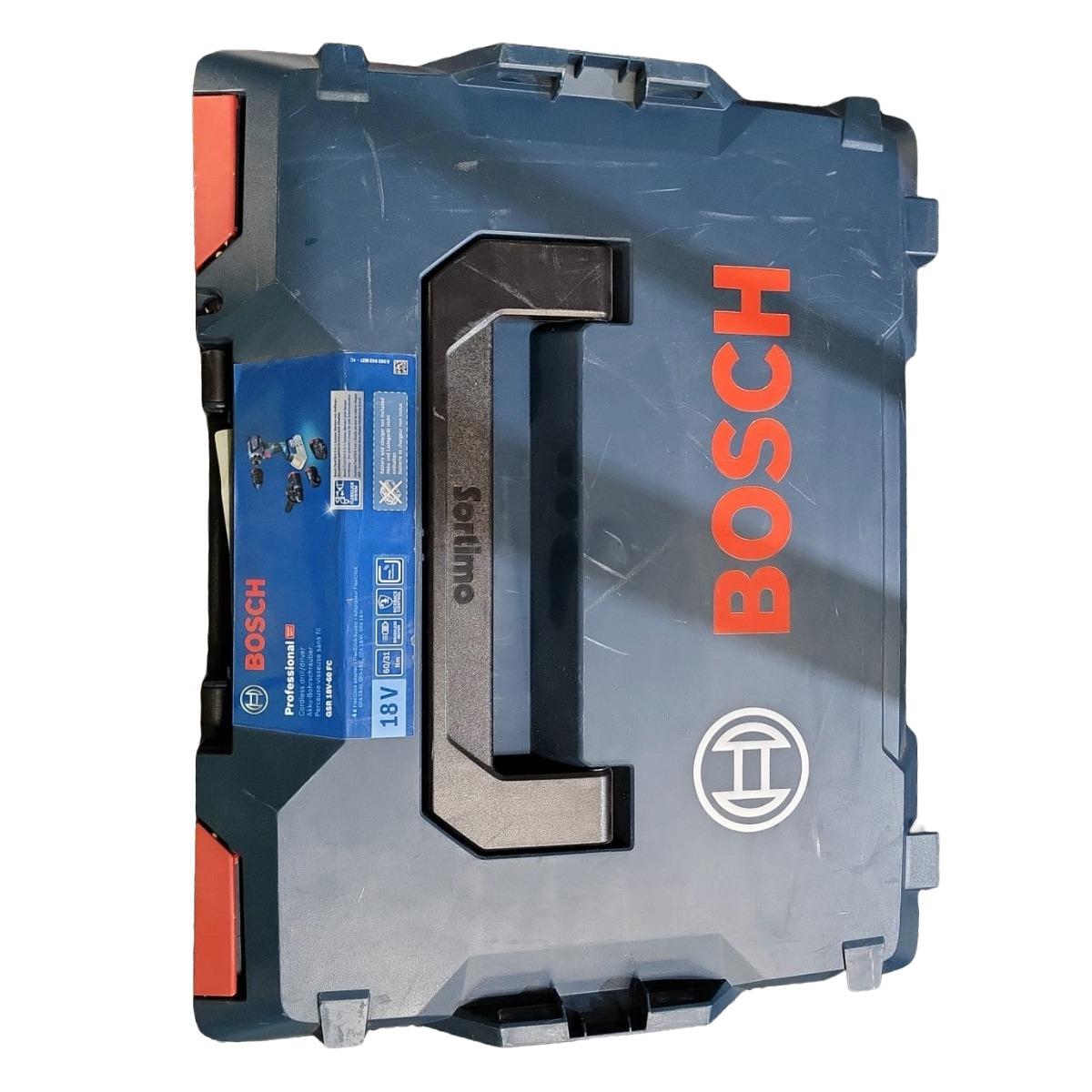 Bosch GSR 18V-60 FC FlexiClick Drill Driver Body Only with 3 Attachments in Case Item Condition Used