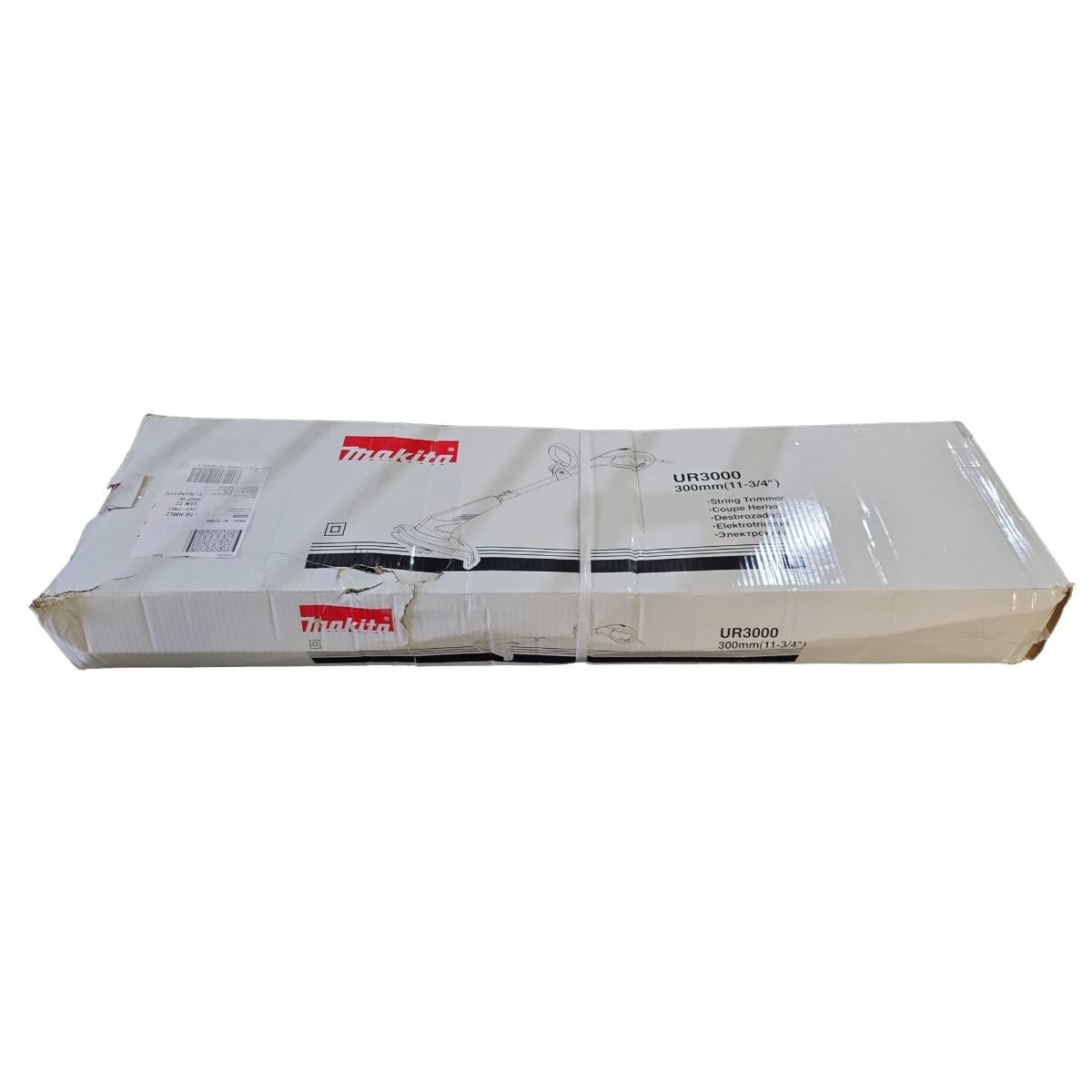 Makita UR3000/2 300mm Electric Line Trimmer 240V/450W Item Condition Damaged Box