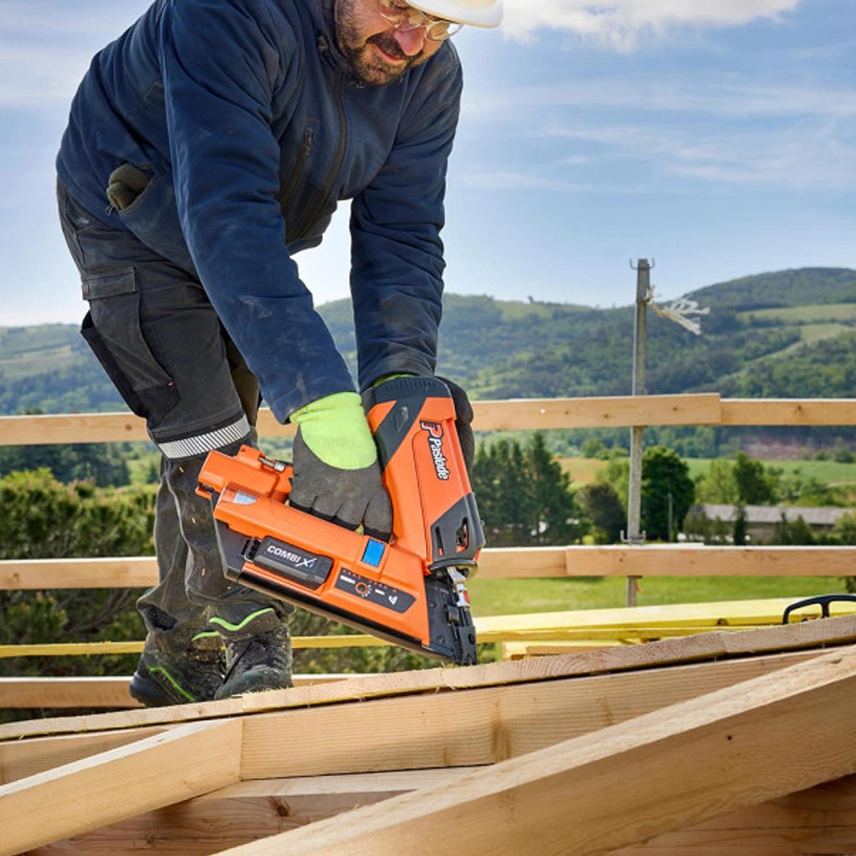 Paslode 014012 Combi Xi 2-In-1 Wood & Metal First-Fix Framing Nailer with 1 x 2.1Ah Battery, Charger & Case