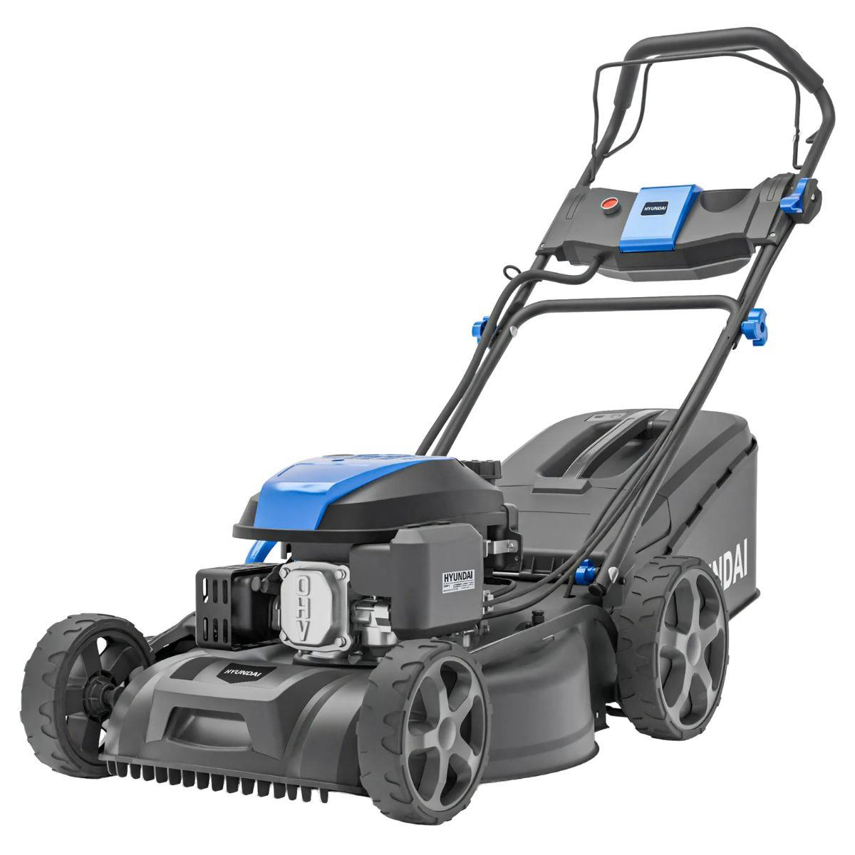 Hyundai HYM22200SPEX 56cm Electric Start Self-Propelled 3-in-1 Petrol Lawnmower