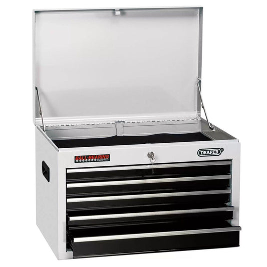 Draper TC5D/W Tool Chest, 5 Drawer 26 Inch White 35738