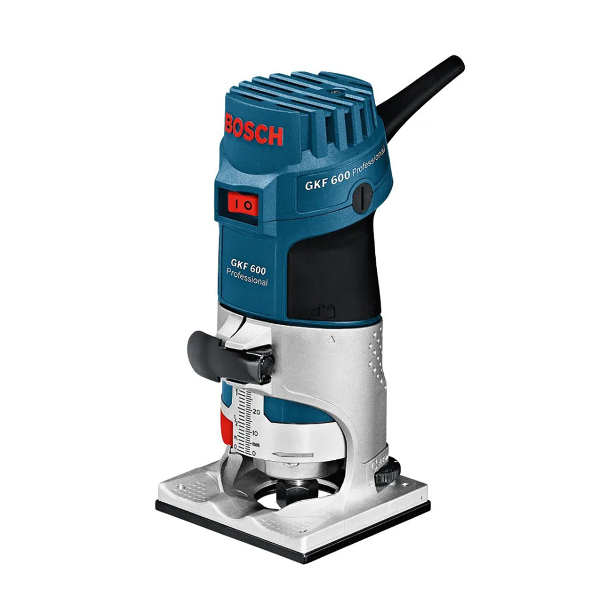 Bosch GKF 600 Professional Palm Router 240V/600W for Precise Routing in Wood and Plastic Applications 060160A170