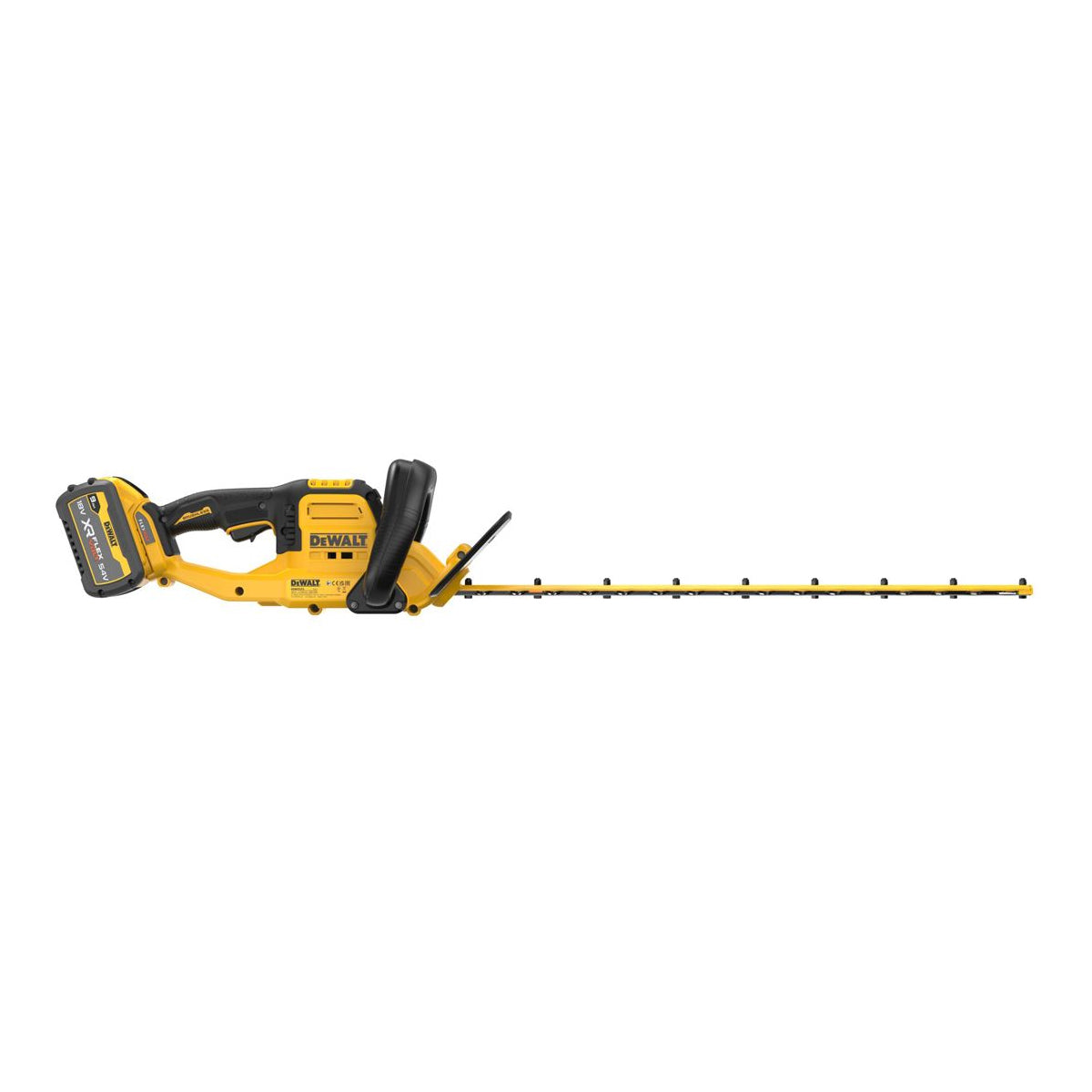 Dewalt DCMHT573X1 54V XR FlexVolt Hedge Trimmer 1 x 9.0Ah Battery & Fast Charger for Powerful Cutting