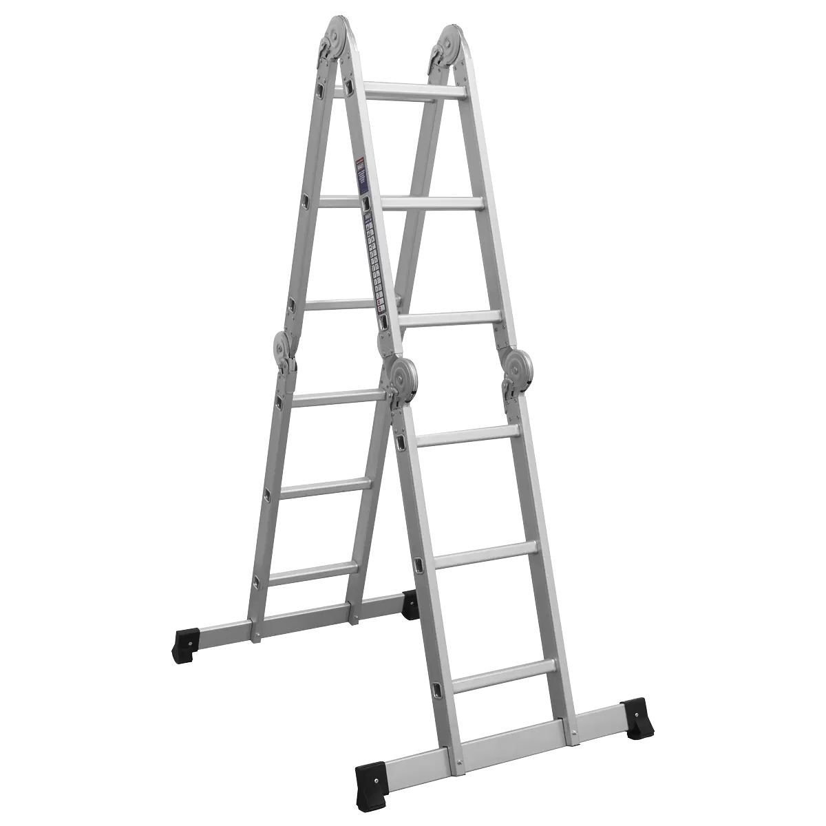 Sealey AFPL1 4-Way Trade Aluminium Folding Platform Ladder EN 131