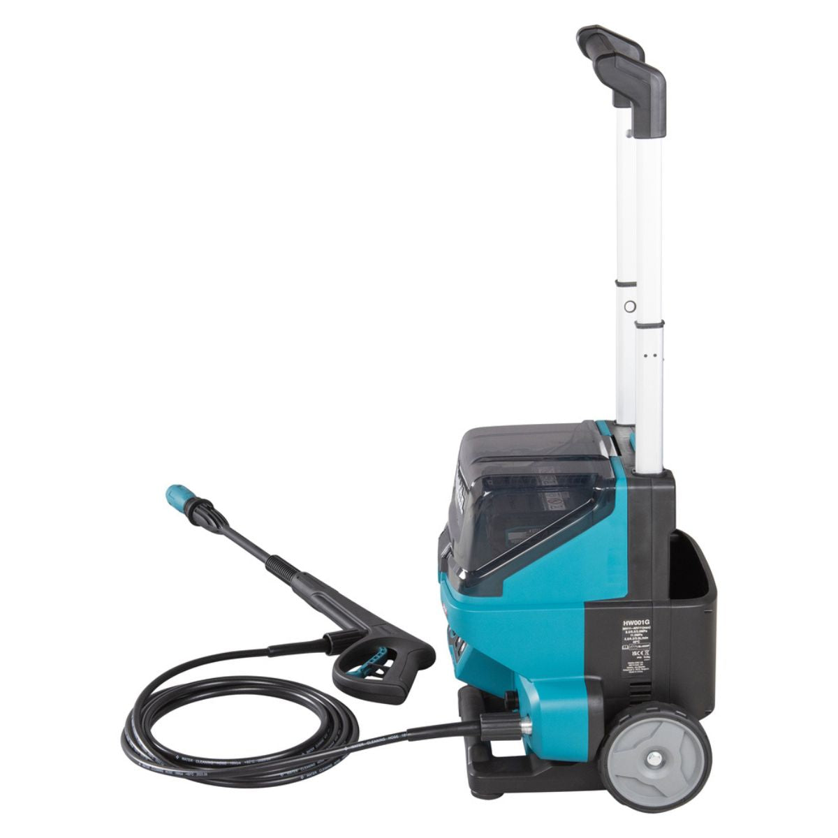 Makita HW001GT201 40V Max Brushless Pressure Washer With 2 x 5.0Ah Batteries & Charger