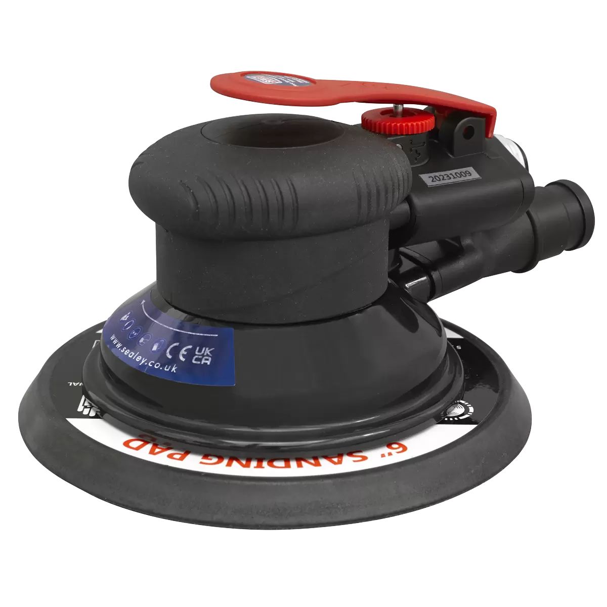 Sealey SA801 Air Palm Orbital Sander 150mm Dust-Free