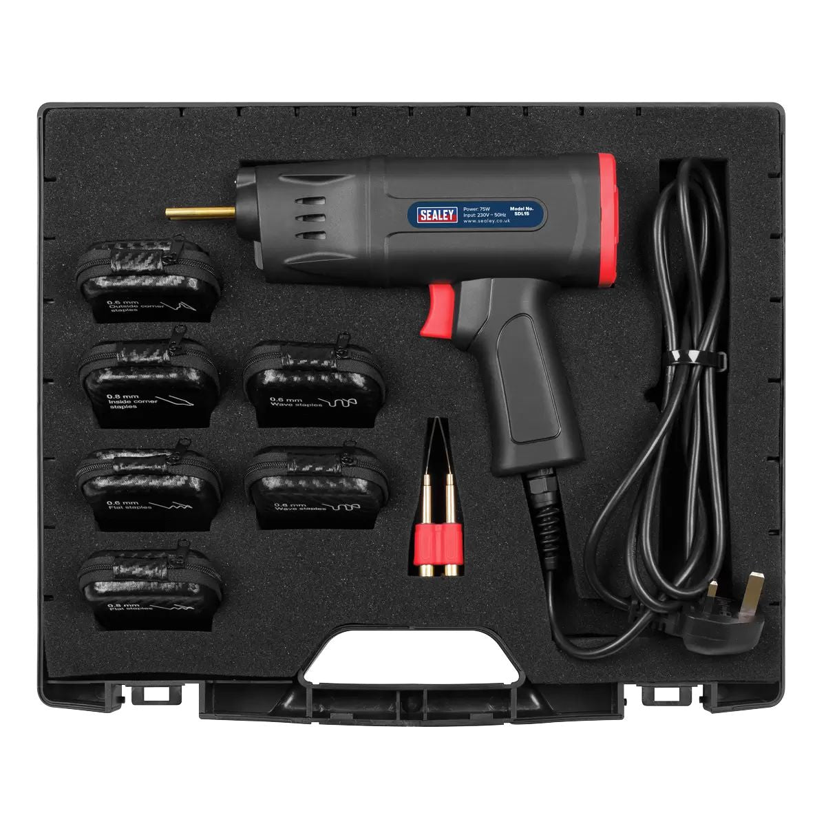 Sealey SDL15 Plastic Welding Repair Kit 75W