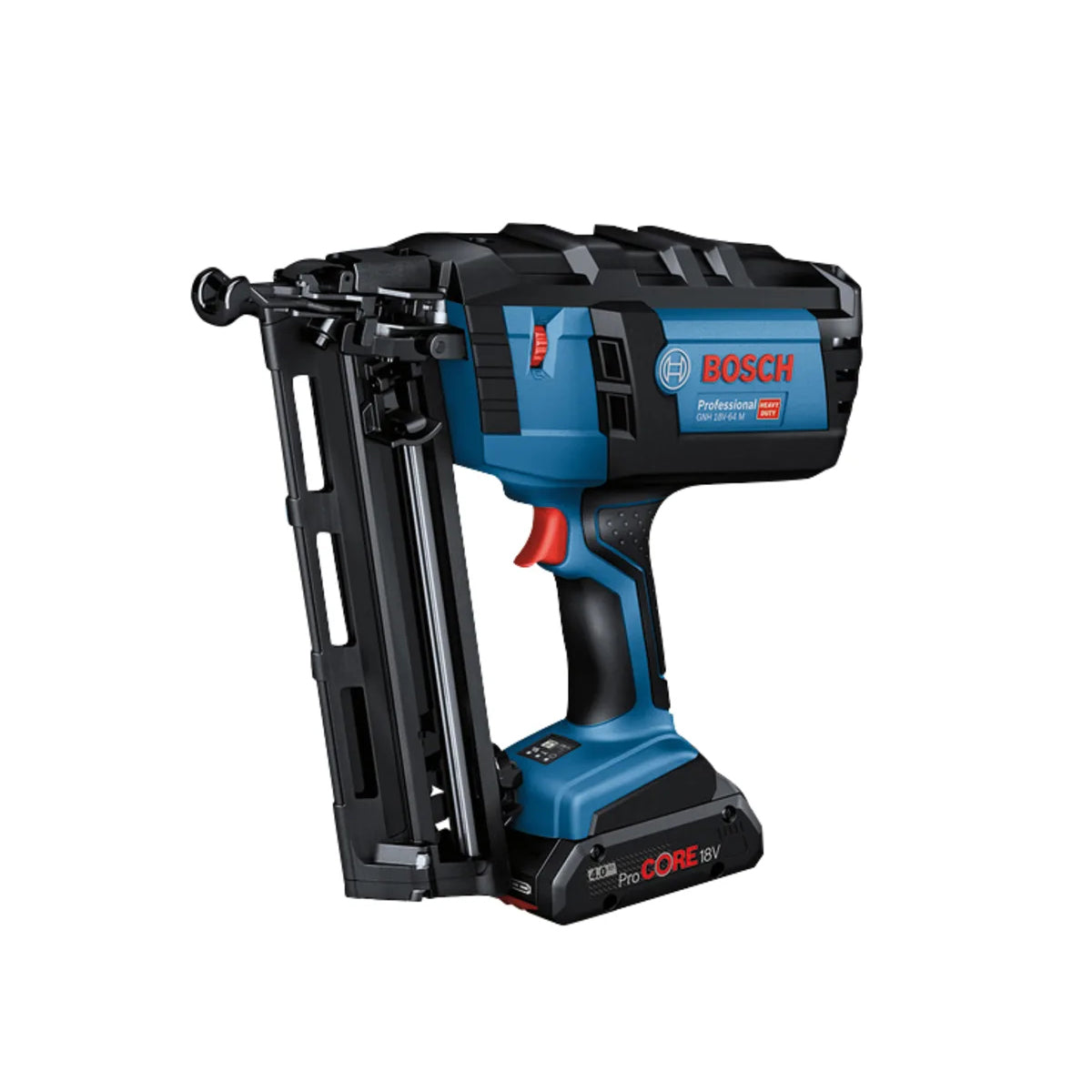 Bosch GNH 18V-64 M Professional Brad Nailer with 2 x 4.0Ah Batteries & Charger in L-Box 0601481070