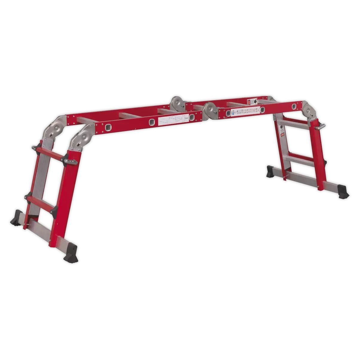 Sealey AFPL2 Aluminium Multipurpose Ladder Adjustable Height