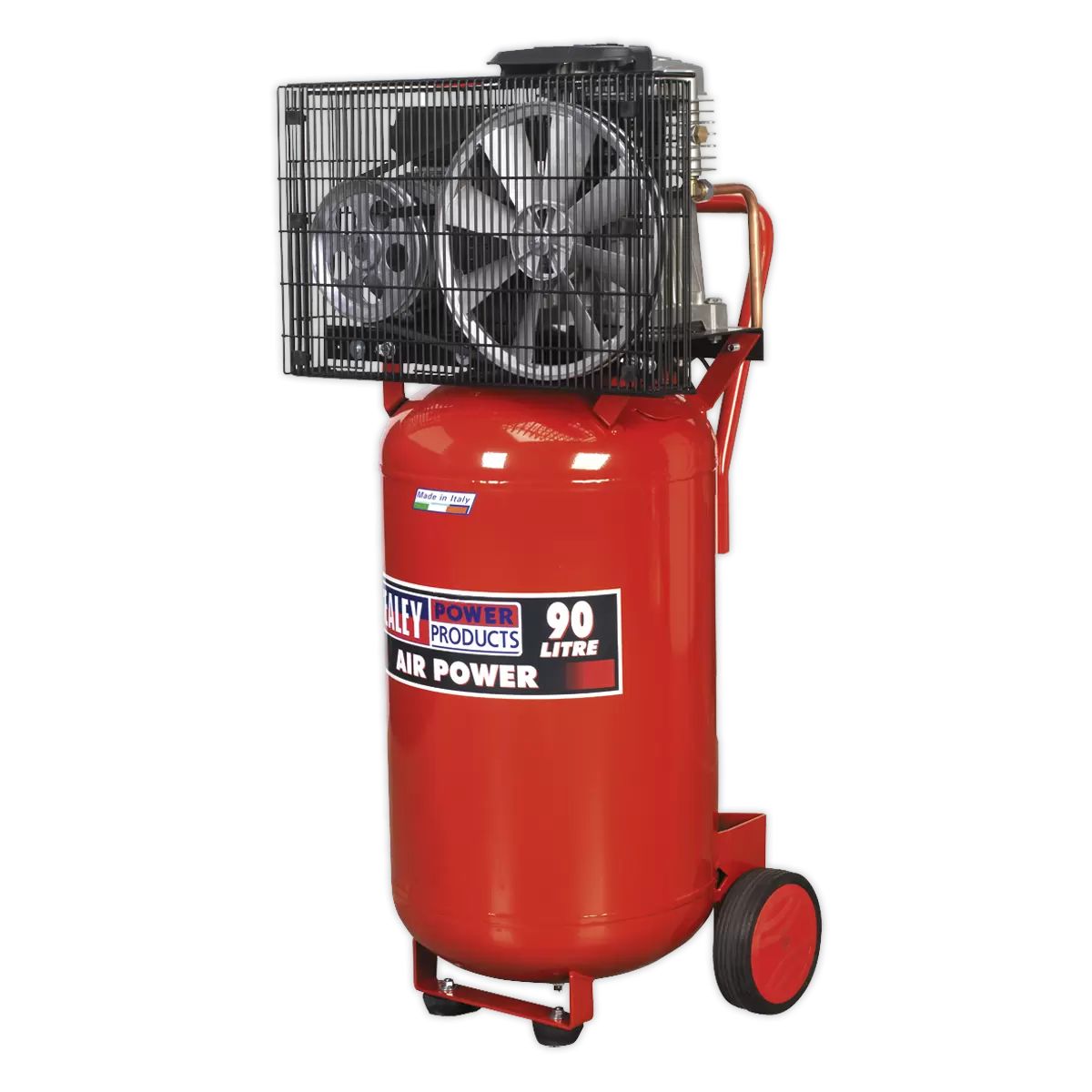 Sealey SAC1903B 90ltr Vertical Belt Drive Compressor 230V/13A