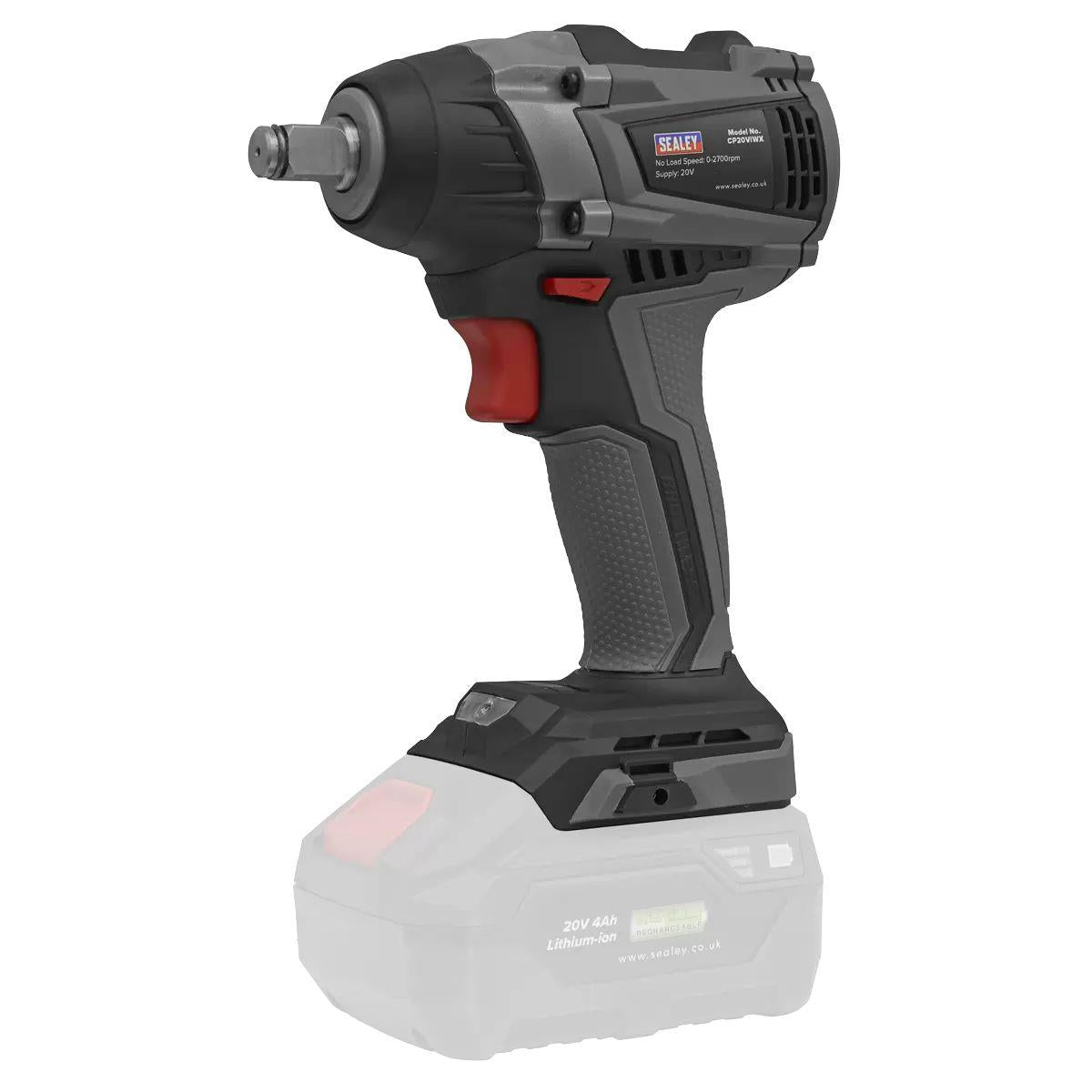 Sealey CP20VCOMBOX1EU Premier 20V Cordless 4 X Brushless Power Tool Kit Euro Plug With 2 Batteries & Charges