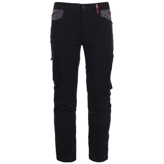 TuffStuff 737 Evo Flex Stretch Work Trousers Black - L30" Leg 38" Waist
