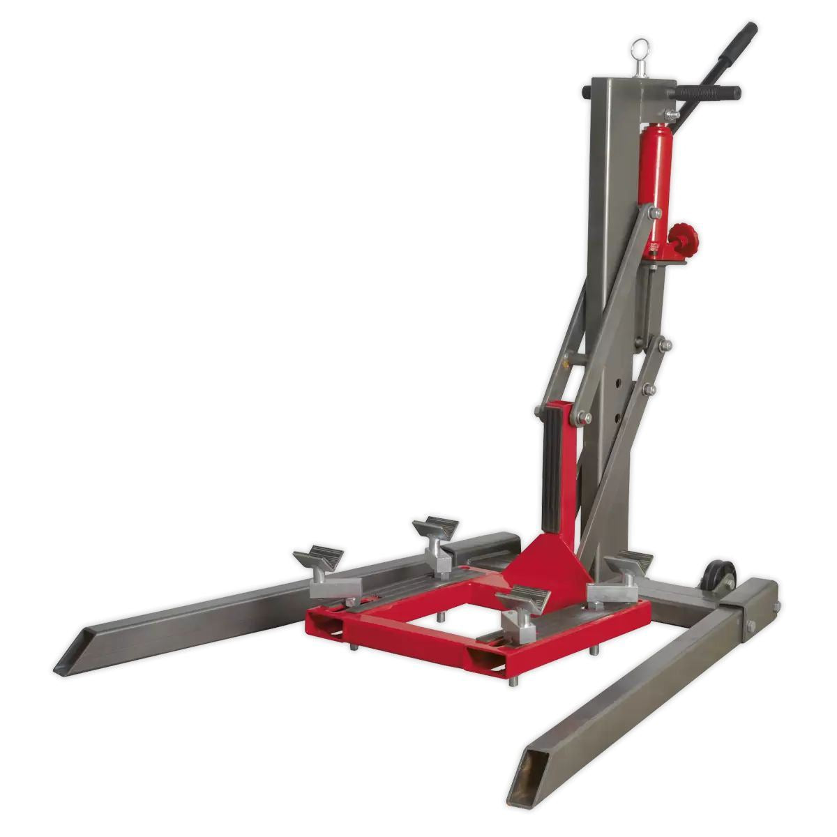 Sealey MCL500 Single Post Hydraulic Motorcycle Lift 450kg Capacity