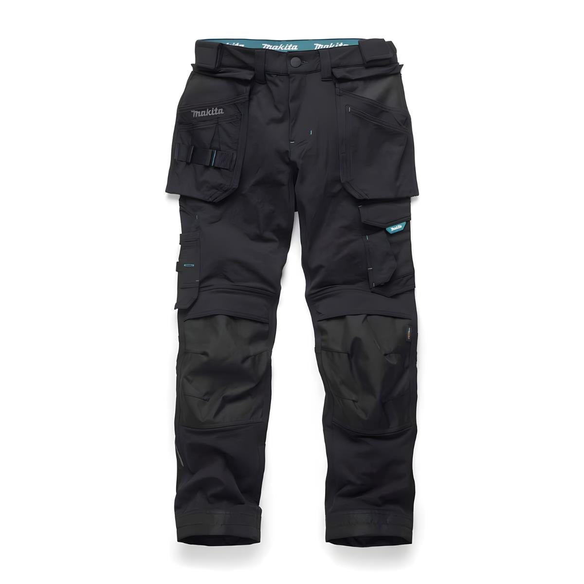 Makita MK304M Onyx Stretch Trousers Slim Fit Black - L31