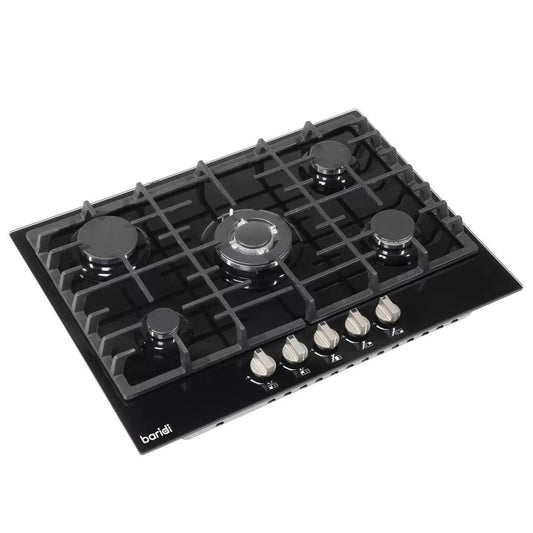 Sealey DH228 Baridi Gas Hob with 5 Cooking Zones 70cm Black 11W