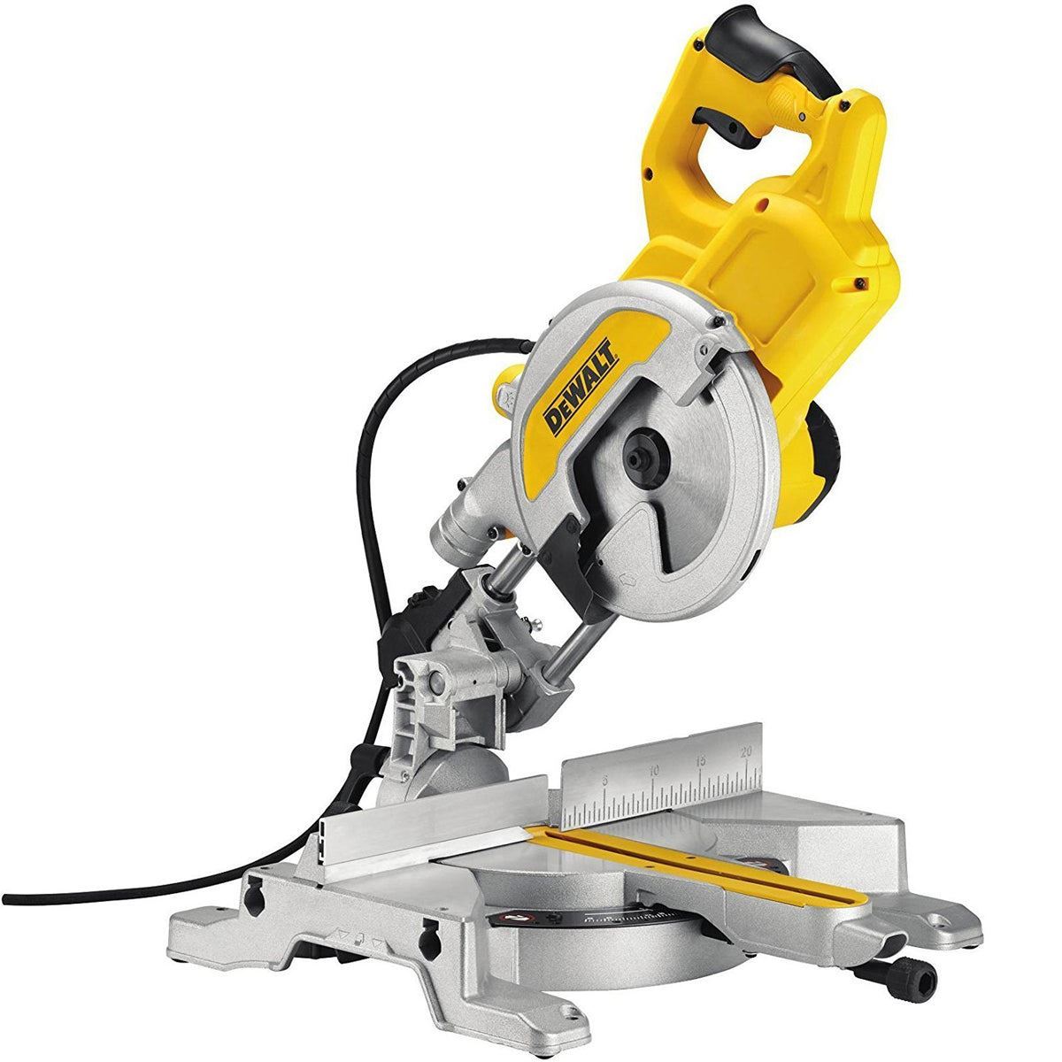 DeWalt DWS777-GB 216mm XPS Crosscut Sliding Compound Mitre Saw 1800W 240V With Leg Stand