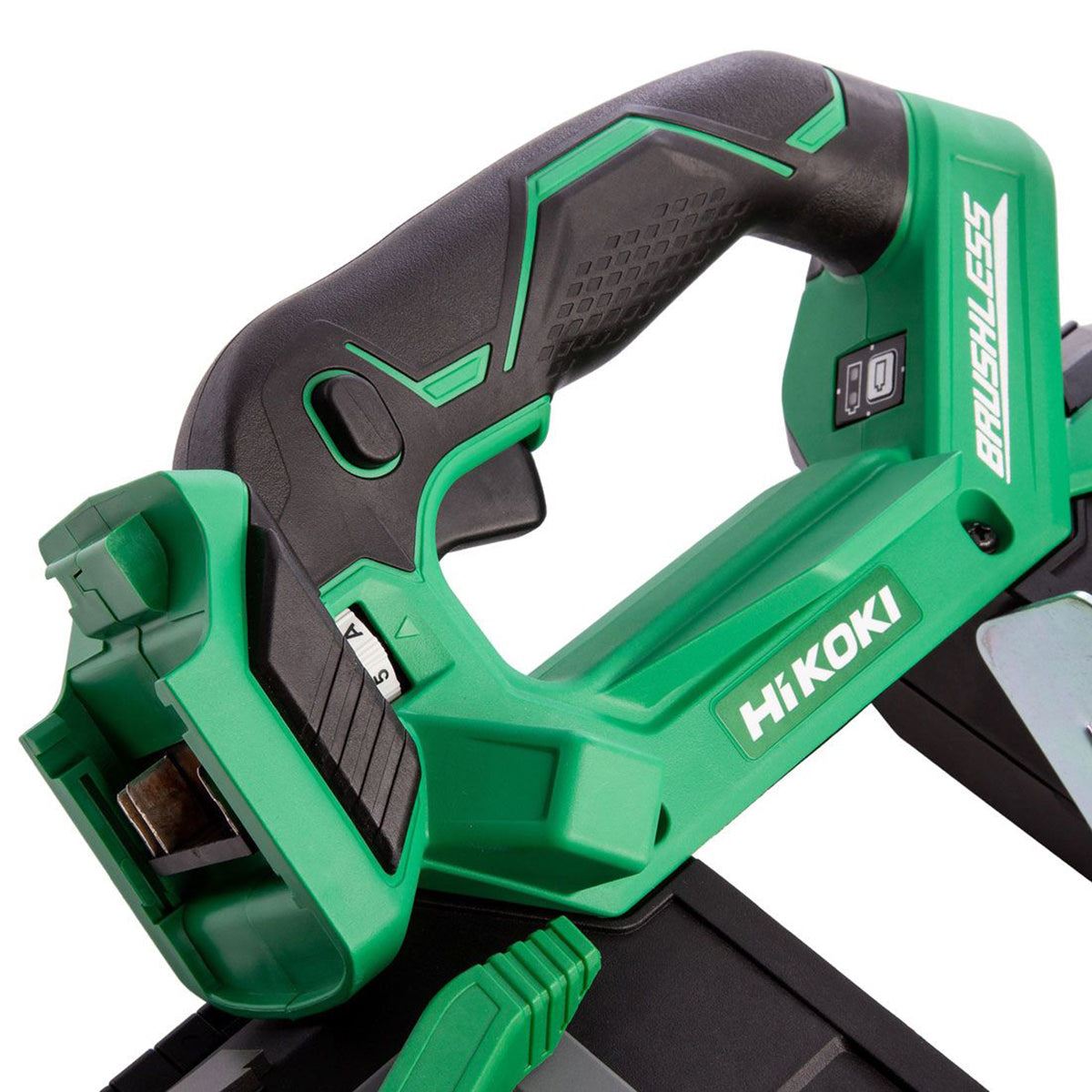 Hikoki CB18DBLJ4Z 18V Brushless Bandsaw with 1 x 4.0Ah/8.0Ah Battery & Charger