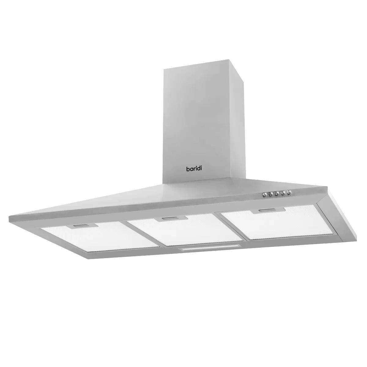 Sealey DH127 Baridi Cooker Hood with Carbon Filters 90cm Stainless Steel 240V