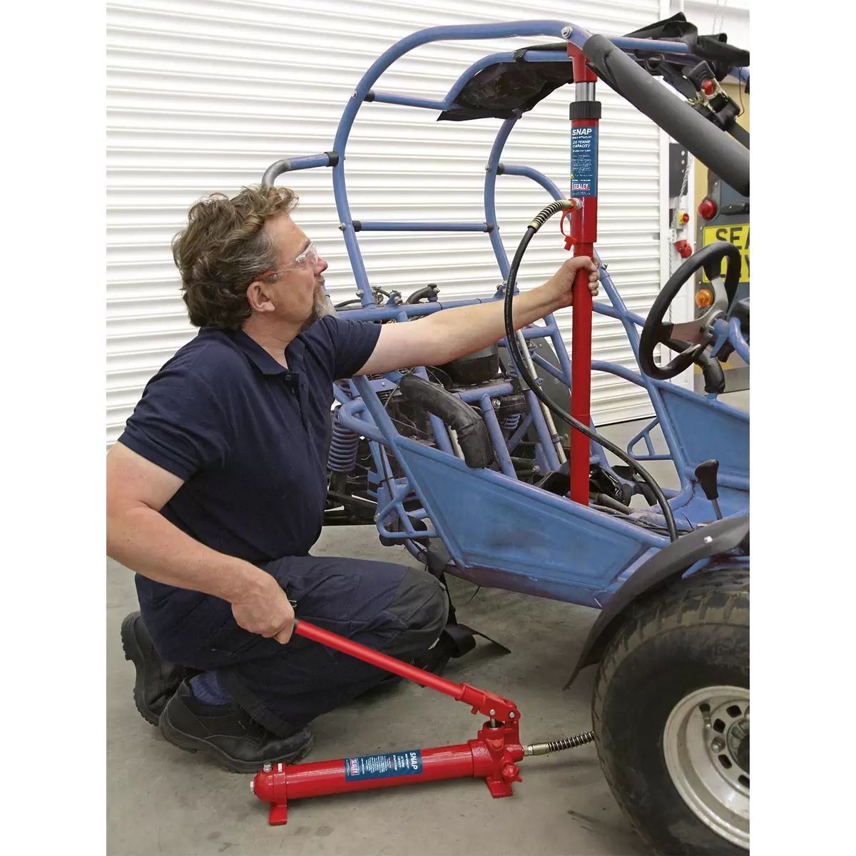 Sealey RE97/4 4tonne Snap Hydraulic Body Repair Kit