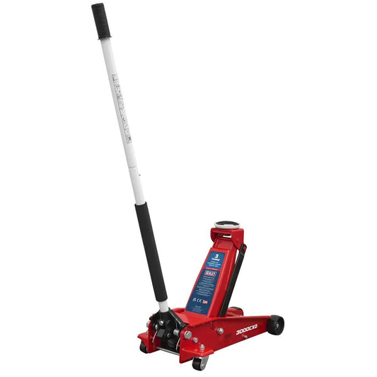 Sealey 3000CXD Trolley Jack 3 Tonne Ton Standard Chassis Car Van Garage
