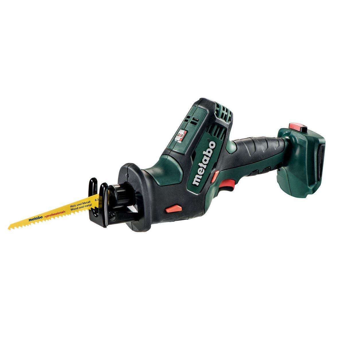 Metabo SSE 18 LTX 18V Compact Sabre Saw with 1 x 5.2Ah Battery Charger & Metabox
