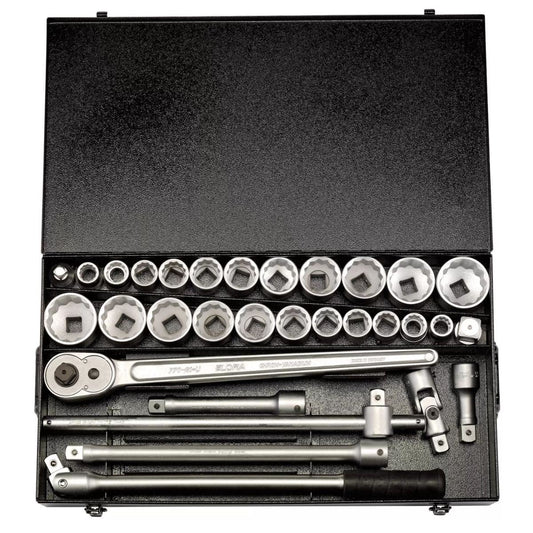 Draper Tools 770-S22 Elora MAU Metric And Imperial Socket Set 3/4 Inch sq. 31 Piece 00335