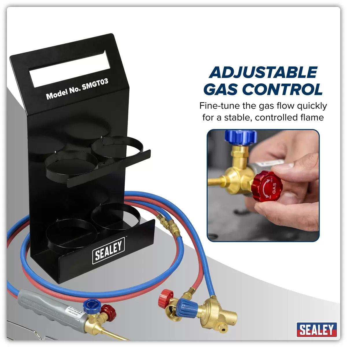 Sealey SMGT03 MAPP Gas & Oxygen Brazing Kit
