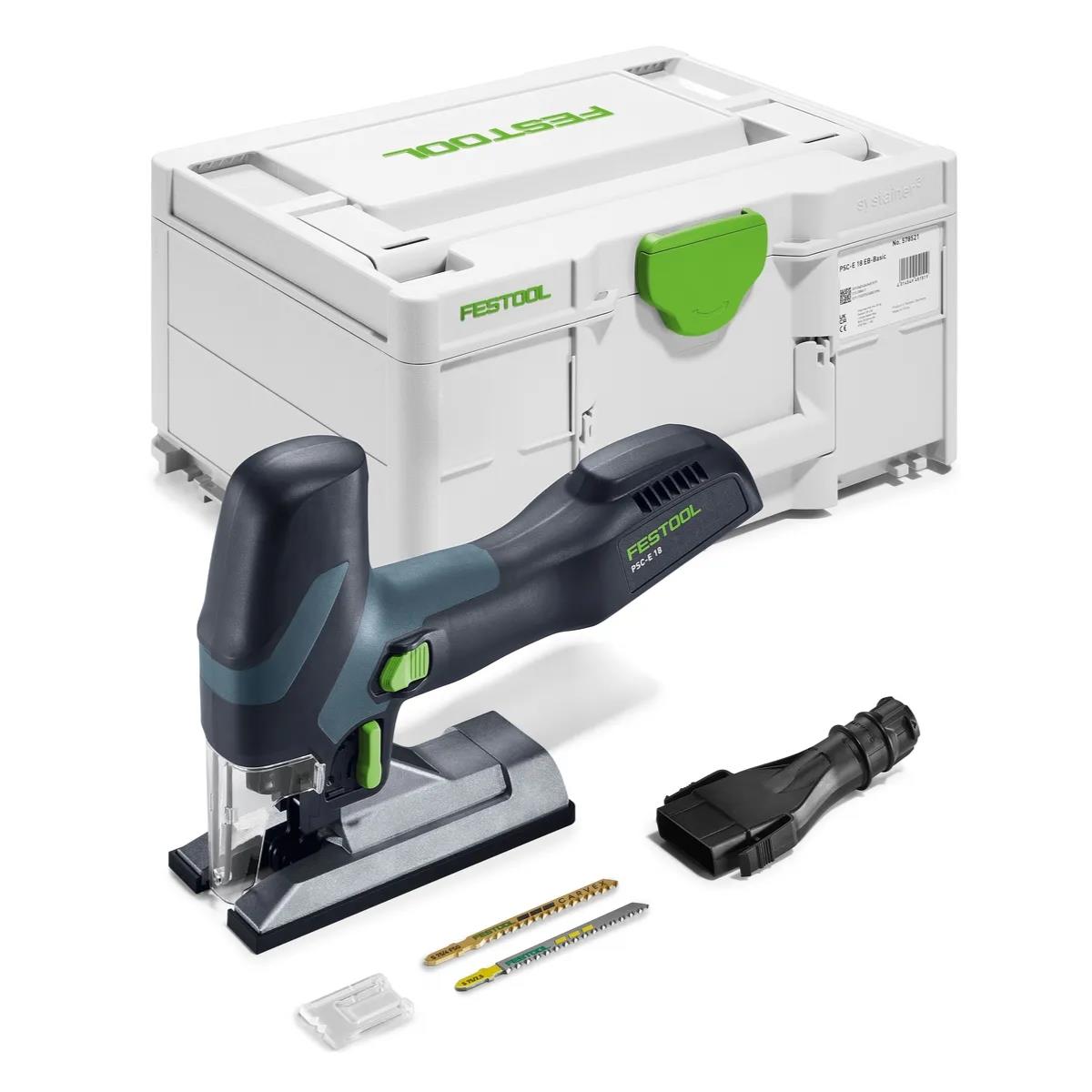 Festool PSC-E 18 EB-Basic 18V Cordless Pendulum Jigsaw Body Only with Case - 578521