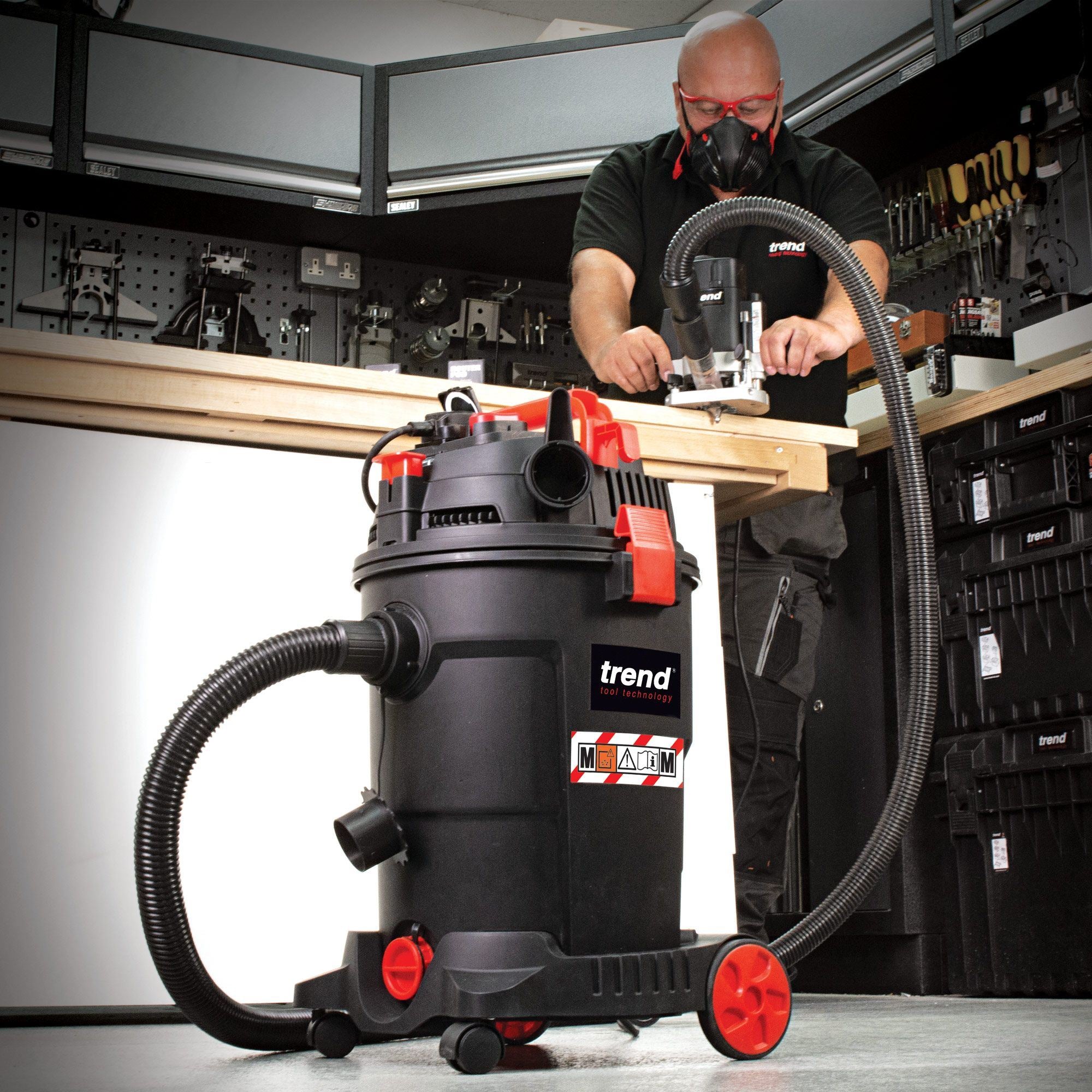 Trend T33AL M-Class Wet & Dry Vacuum With Power Take Off 110V