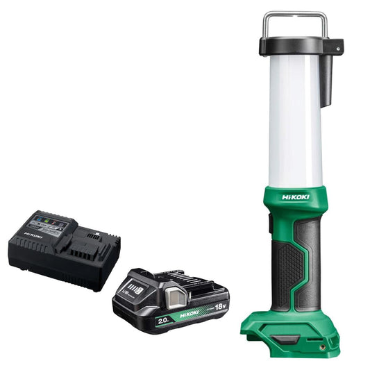 HiKOKI UB18DFW4Z 18V Cordless LED Lamp With 1 x 2.0Ah Battery & Charger