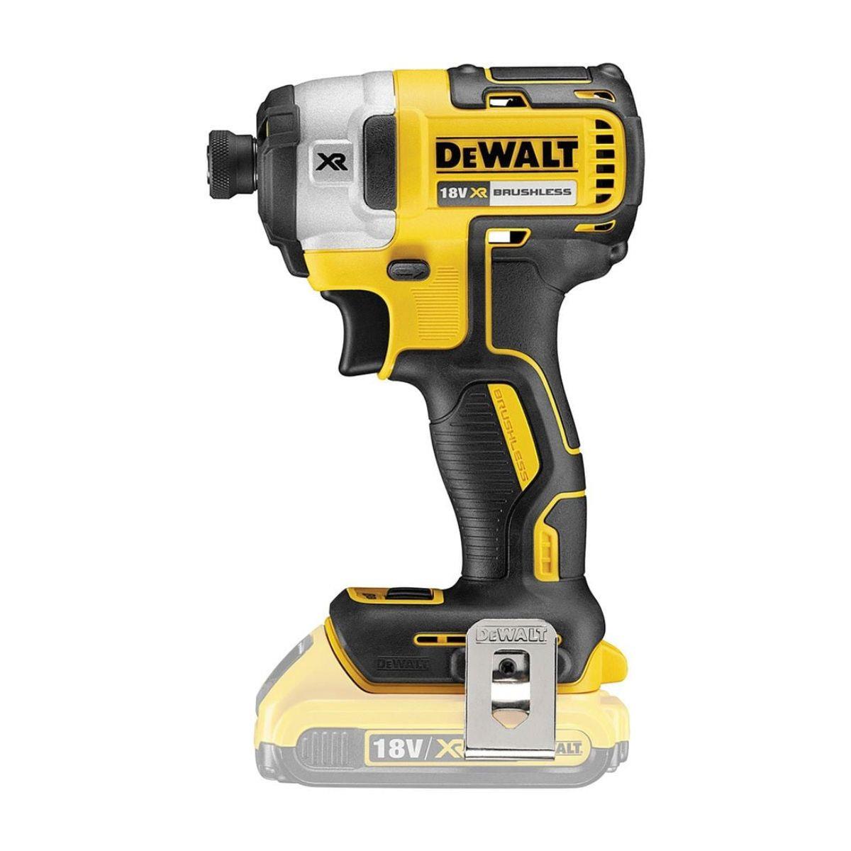 Dewalt DCK266P2T 18V XR Brushless Twin Kit with 2 x 5.0Ah Battery, Charger & TSTAK Case