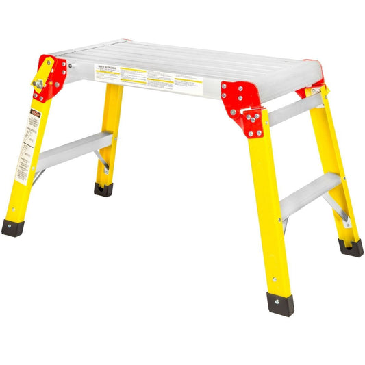 Excel Fibreglass Work Bench Platform Heavy Duty Folding Hop Up 300mm x 600mm