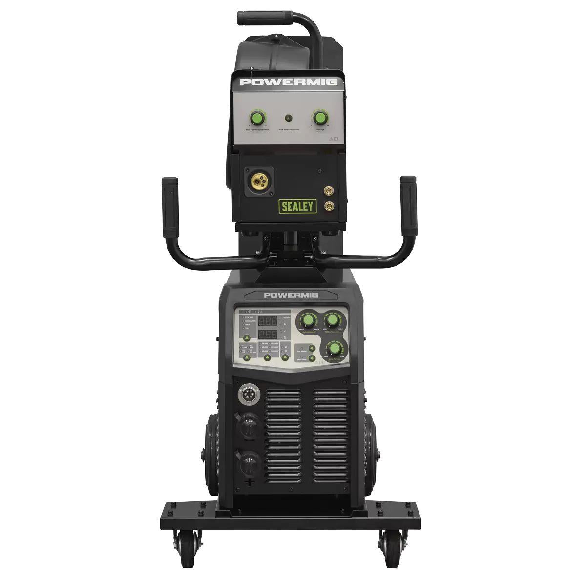 Sealey POWERMIG500i 500A Professional Gas/Gasless MIG/TIG/MMA Inverter Welder With Portable Wire Feeder 400V/3ph
